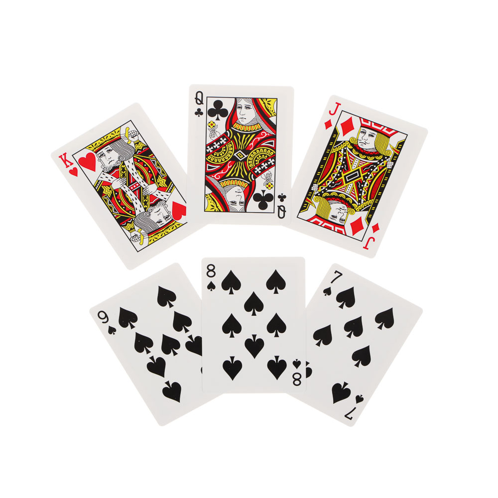 ВСЁГАЗИН Карты игральные, пластиковые, 54 карты, арт.№ 512-076