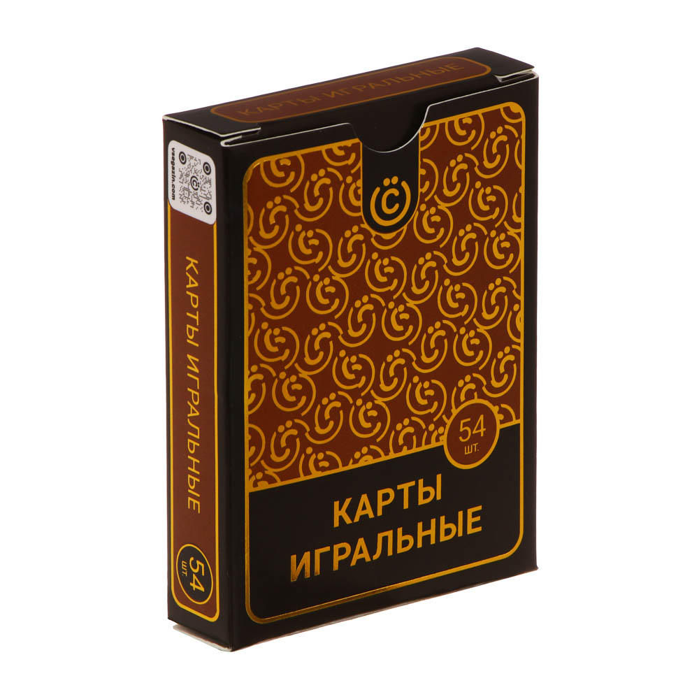 ВСЁГАЗИН Карты игральные, пластиковые, 54 карты, арт.№ 512-076