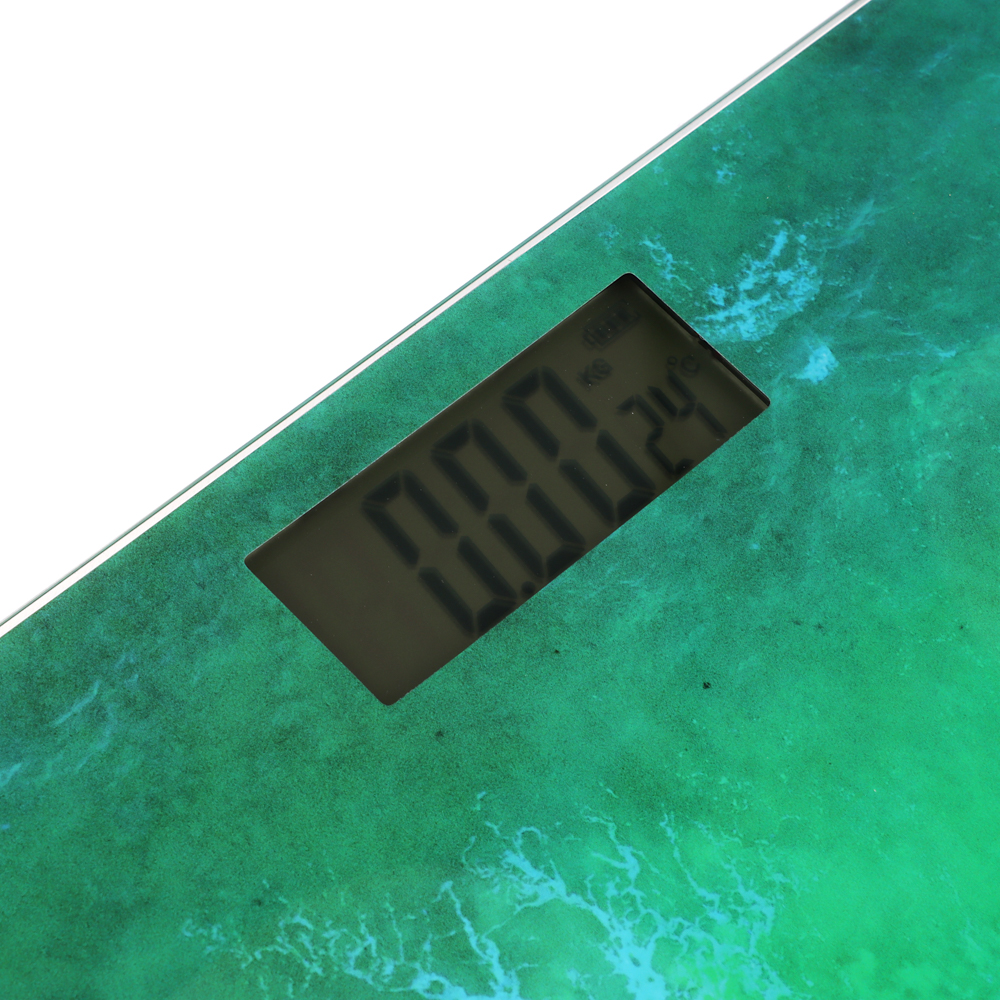 LEBEN Весы напольные электронные "Релакс", ЖК-дисплей, макс. нагр.до 180кг, 28х28х0,5см, арт.№ 252-093