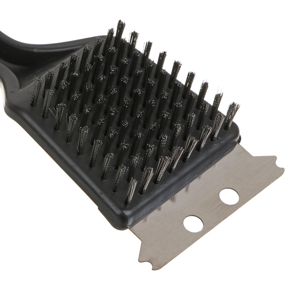 Щетка для чистки мангала с скребком тм GRILLBOOM, 21х7см, арт.№ 101-011