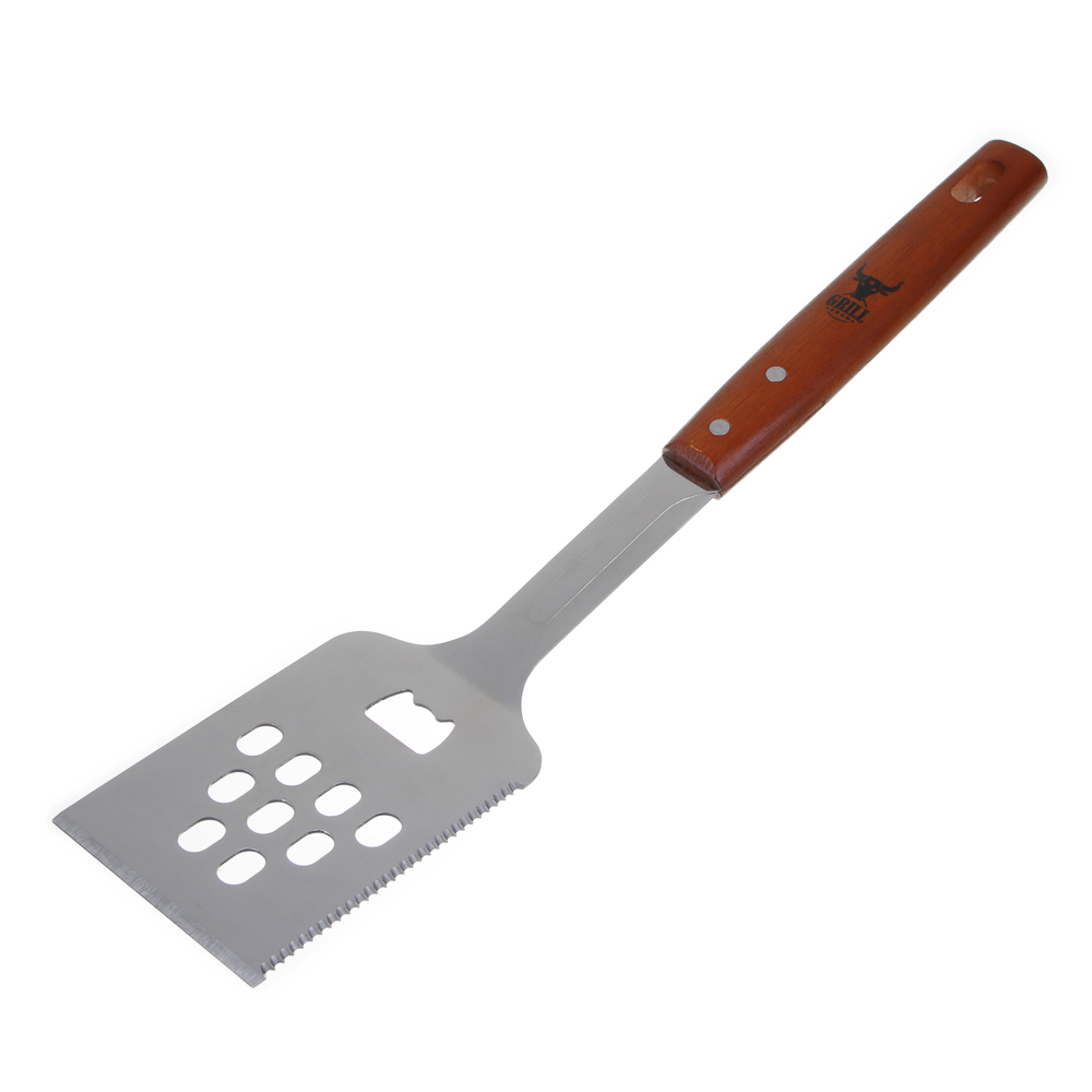 Набор для гриля 5 в 1 тм GRILLBOOM, деревянная ручка, нерж. сталь 2CR13, арт.№ 101-016