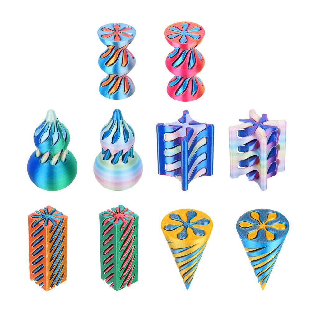 ИГРОЛЕНД Игрушка головоломка 3D "Бесконечность", пластик, 6,5см, 5 дизайнов, арт.№ 295-266