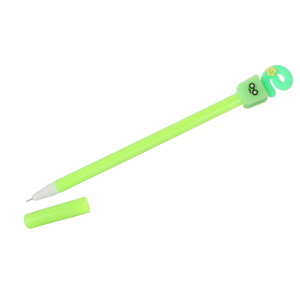 Гелевая ручка "Кактус" в форме буквы "LOVE" 4 дизайна, синяя, 18см, арт.№ 591-144