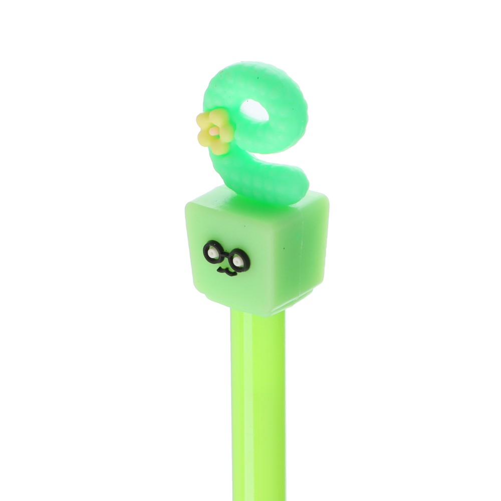 Гелевая ручка "Кактус" в форме буквы "LOVE" 4 дизайна, синяя, 18см, арт.№ 591-144