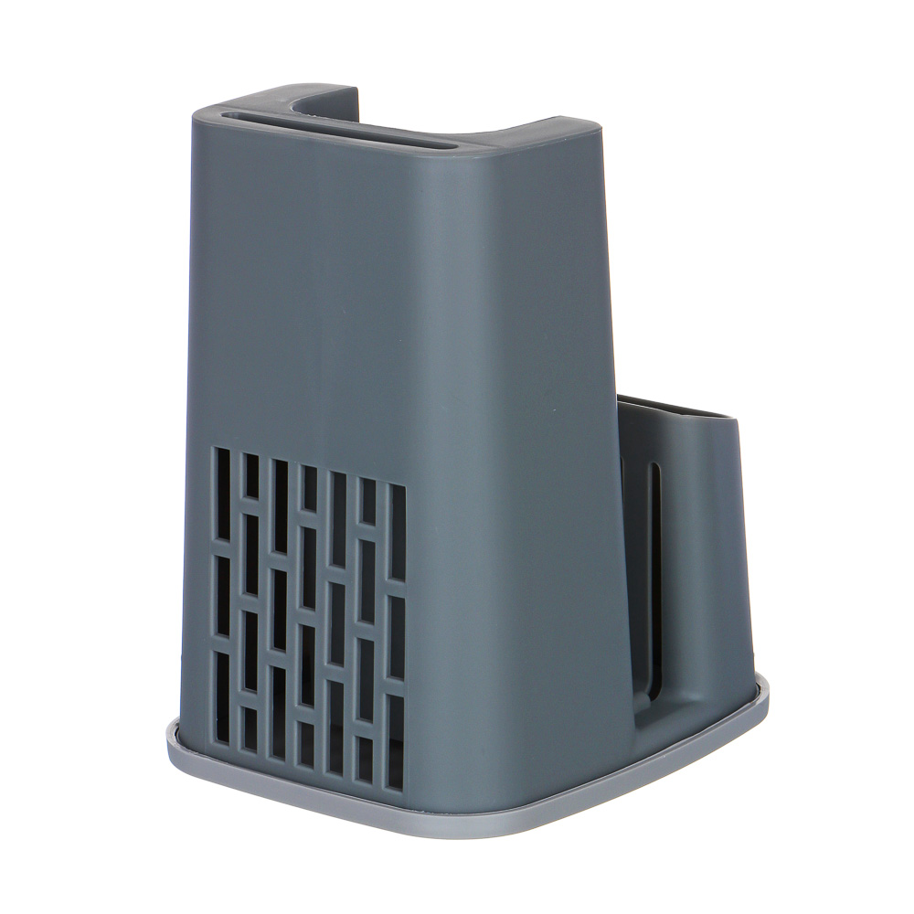 Подставка для столовых приборов тм VETTA, 15х17х20,3см, пластик, 3 цвета, арт.№ 485-124