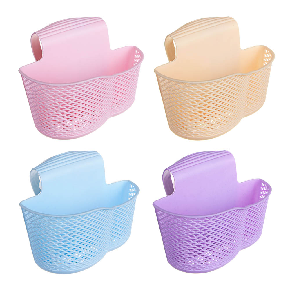 VETTA Держатель для моющих средств, пластик, 11x6x16см, 4 цвета, арт.№ 411-023