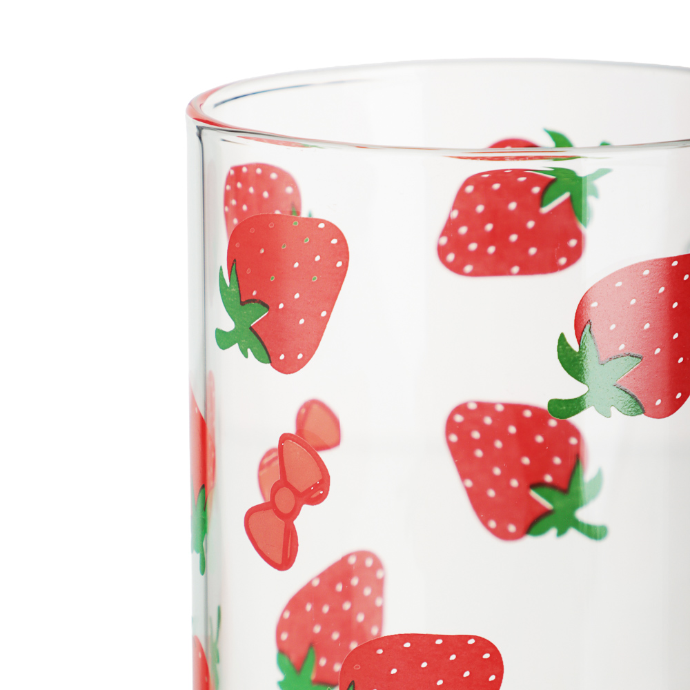 Кружка с цветной ручкой тм MILLIMI Лангс Тамбнейл, 350мл, стекло, цвет в асс-те, арт.№ 878-757