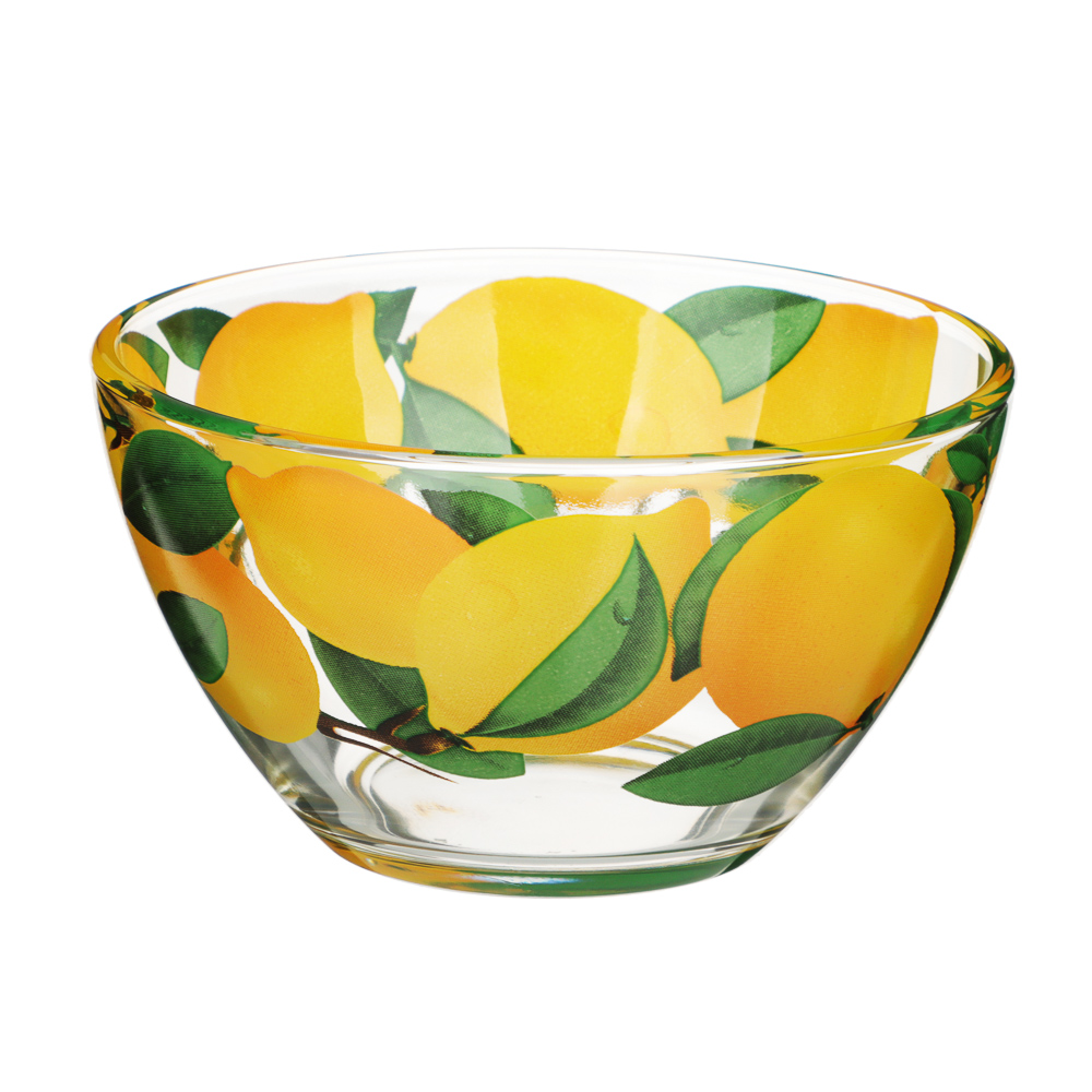 Салатник 0,25л, D-11см, Лимоны, стекло, арт.№ 877-686