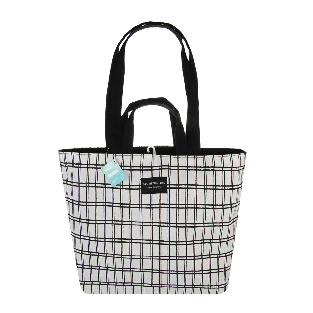 Сумка двухслойная тм VETTA, с двумя ручками, 42x33x10 см, 80% хлопок, 20% полиэстер, арт.№ 467-267