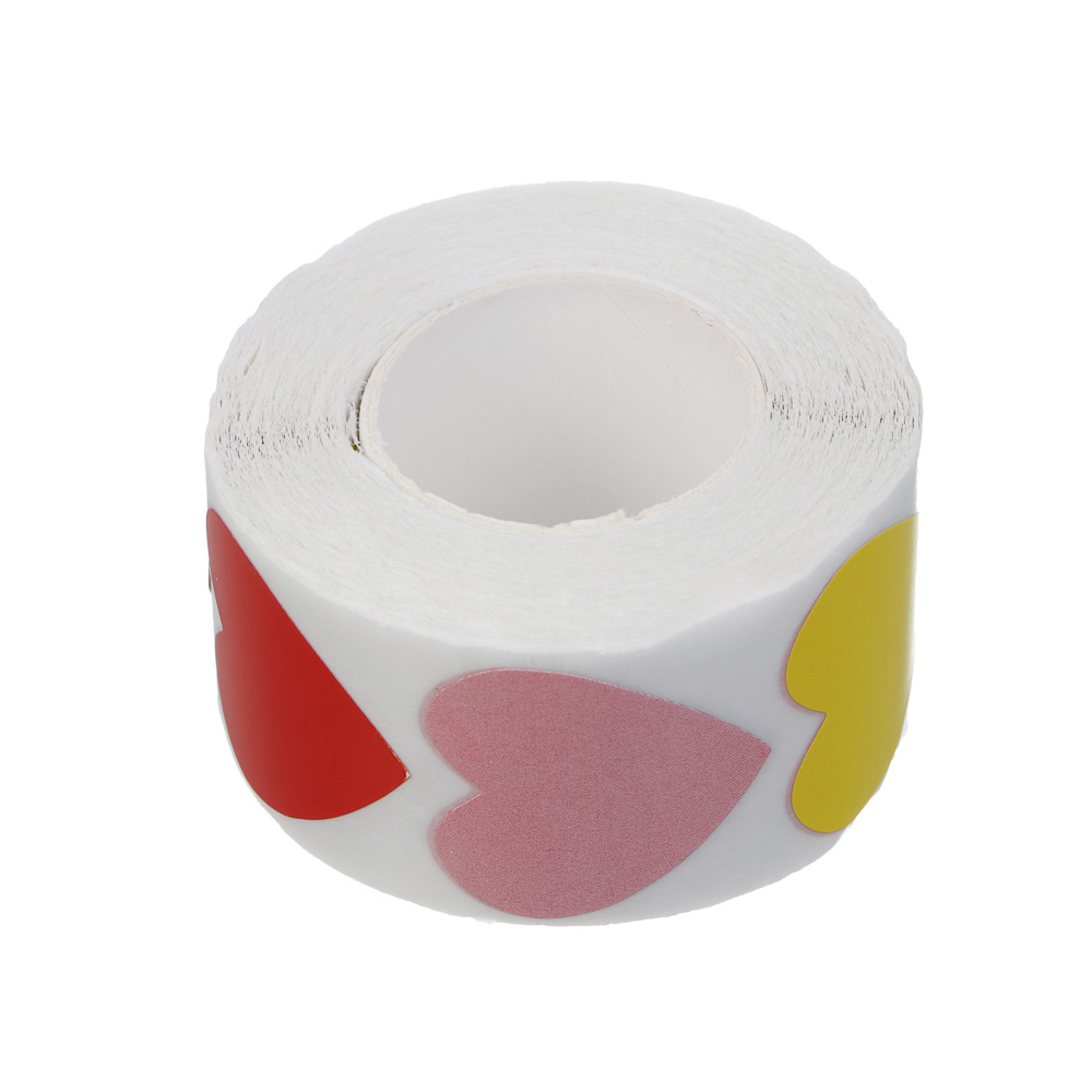 Наклейки для подарков, 500 наклеек, 2,5см, 2 вида, арт.№ 503-566