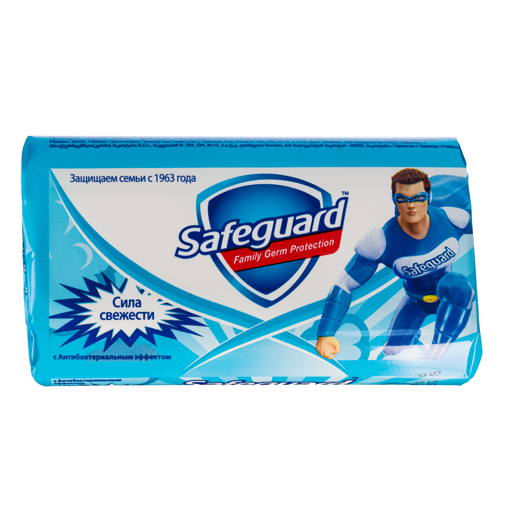 Мыло твердое туалетное SAFEGUARD Нежный уход с Алоэ/Сила свежести, к/у 90г, арт.№ 952-043