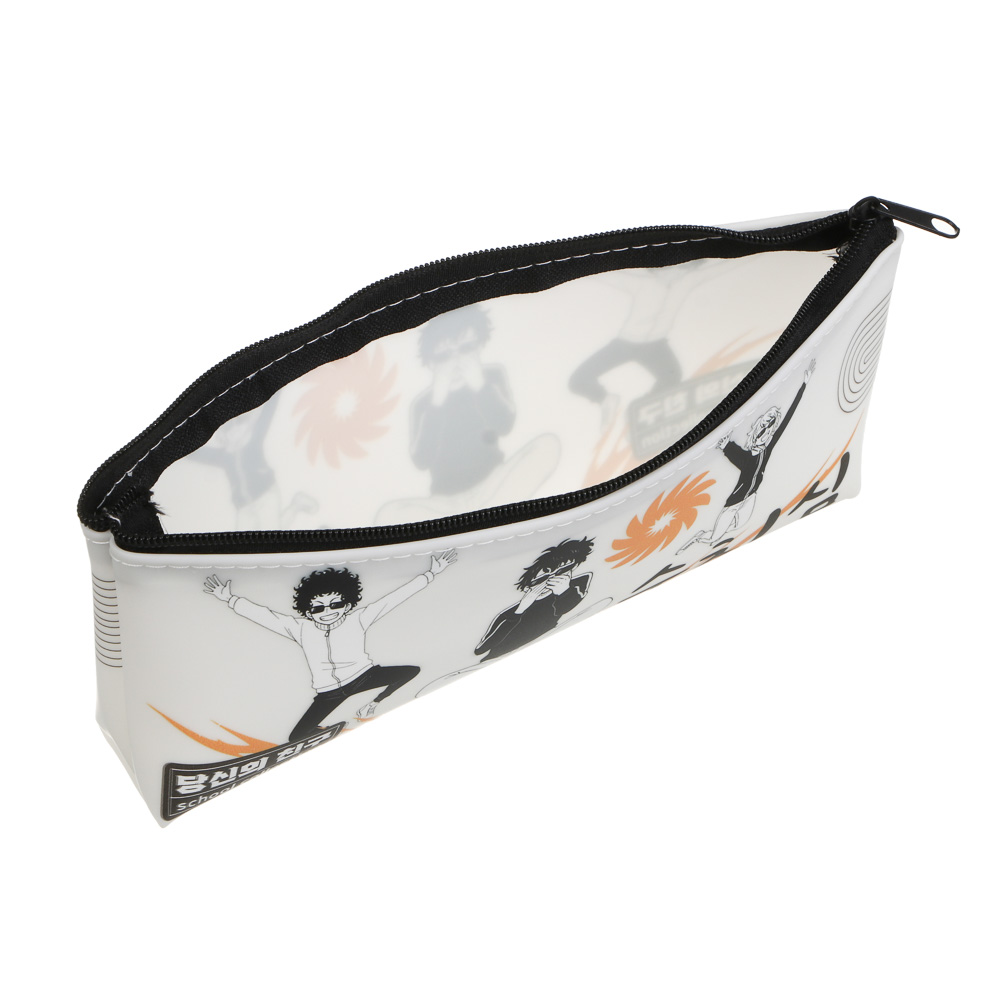 Пенал прямоугольный, 21x3x8см, "Аниме", 1 отделение на молнии, силикон, арт.№ 524-342