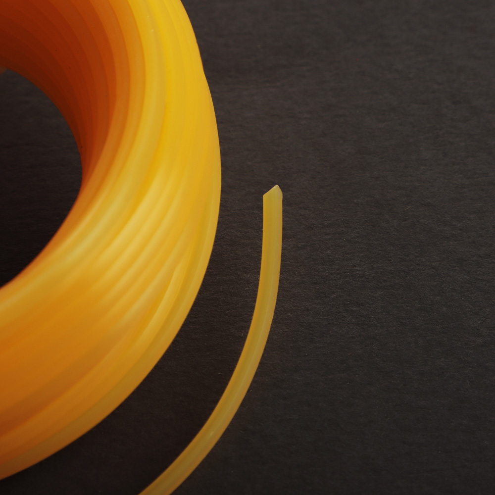 ЕРМАК Леска для триммера сечение "квадрат" диаметр 2,4мм, длина 15м.(профи серия,нейлон 99%), арт.№ 646-269