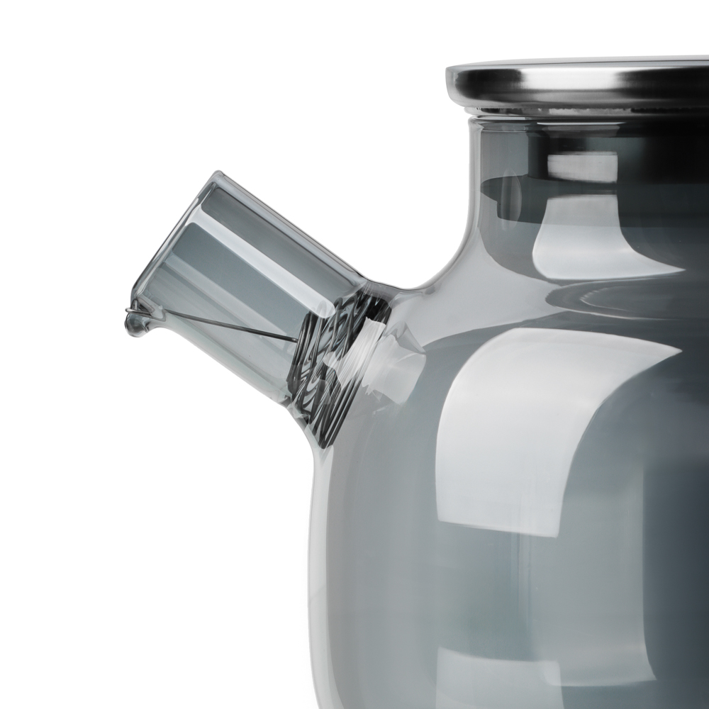 SATOSHI Графит Чайник заварочный 1000мл, стекло, нерж.сталь, арт.№ 850-265