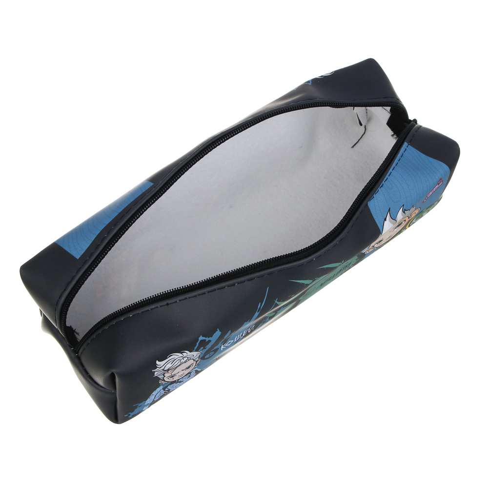 Пенал школьный прямоугольный 21x6x6 см BY Русские Супергерои, искусственная кожа с печатью, арт.№ 801-080