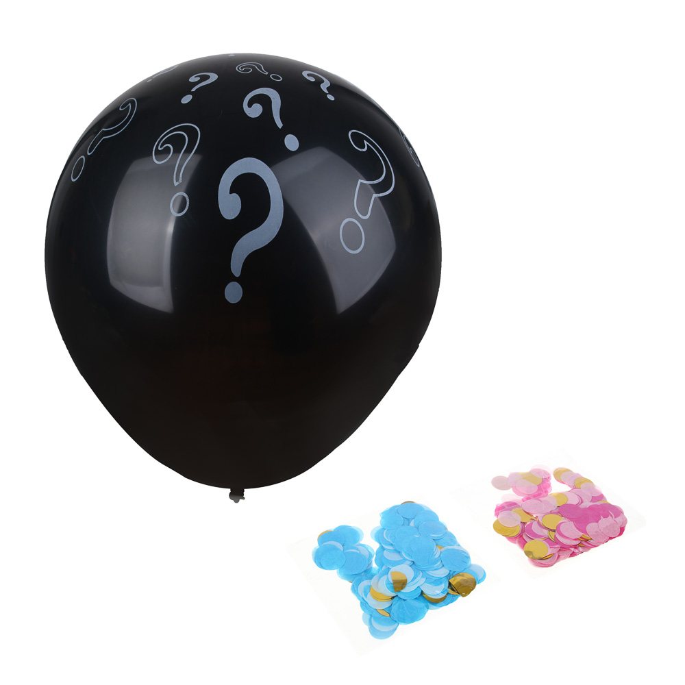 FNtastic Шар воздушный 36" с наполнителем конфетти и рисунком "?" 2 цвета, арт.№ 518-199