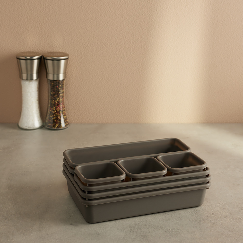 VETTA Органайзер сборный, 8 частей, полипропилен, 15х23,5/23,5х7,5/7,5х7,5, арт.№ 414-122