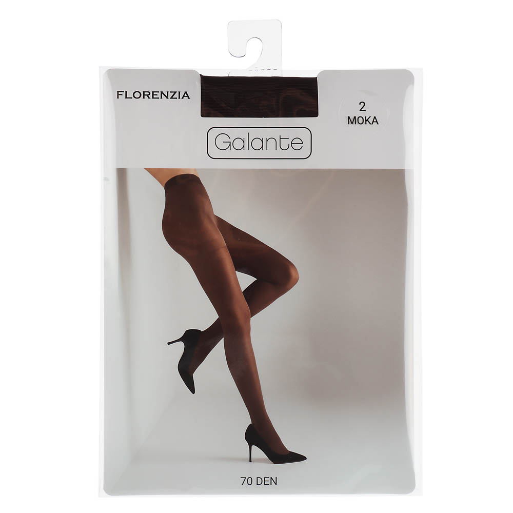 GALANTE Florenzia Колготки 70 DEN с шортиками, 84% полиамид, 16%эластан, размер 2, цвет кофейный, арт.№ 048-100