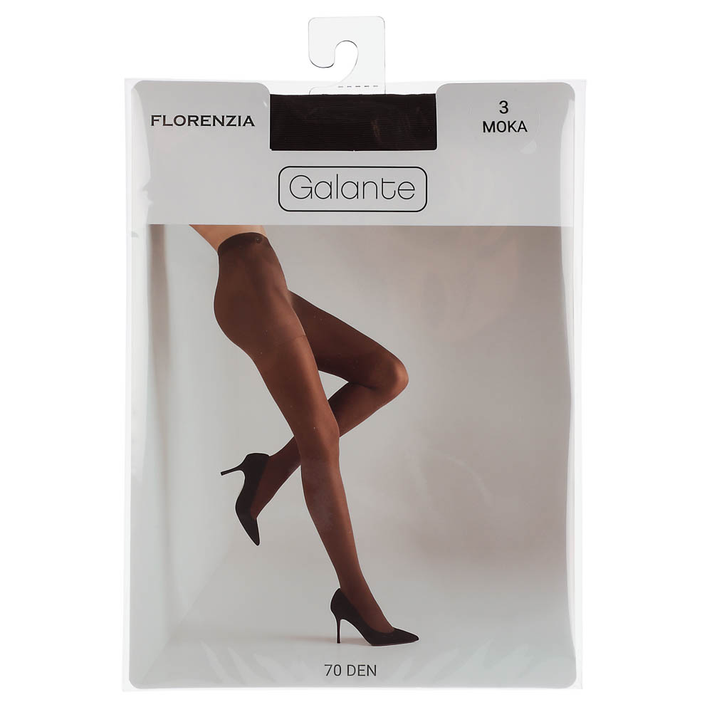 GALANTE Florenzia Колготки 70 DEN с шортиками, 84% полиамид, 16%эластан, размер 3, цвет кофейный, арт.№ 048-101