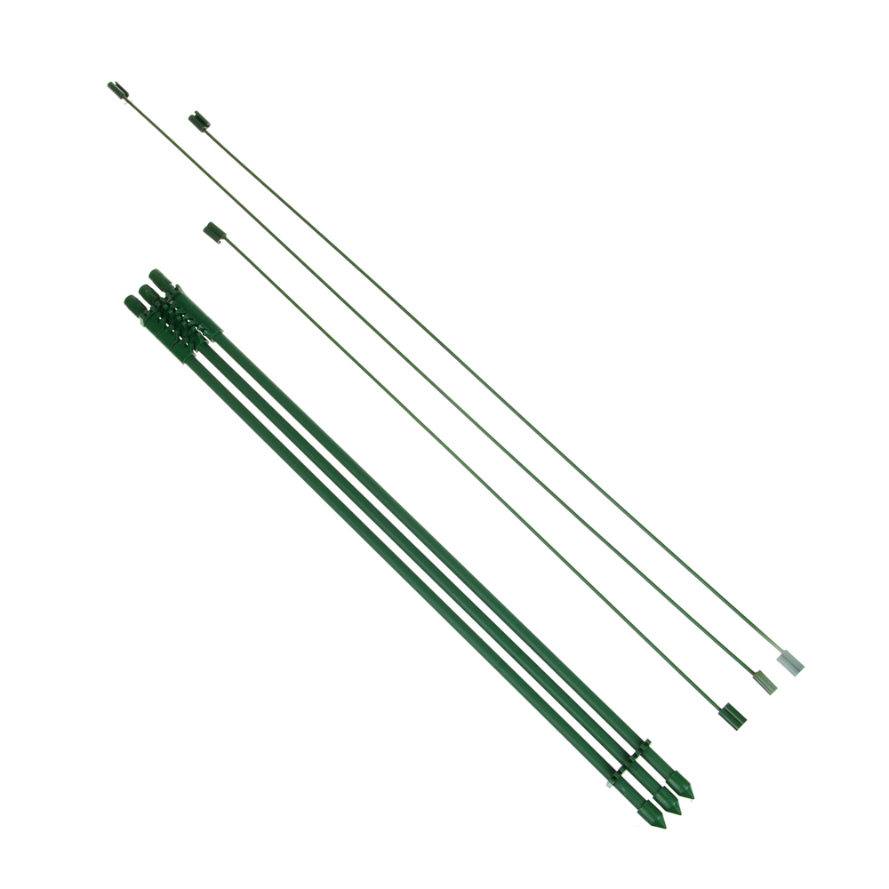 Поддержка для растений тм INBLOOM, 45см, d7мм, 14/16/18см, пластик, арт.№ 154-001