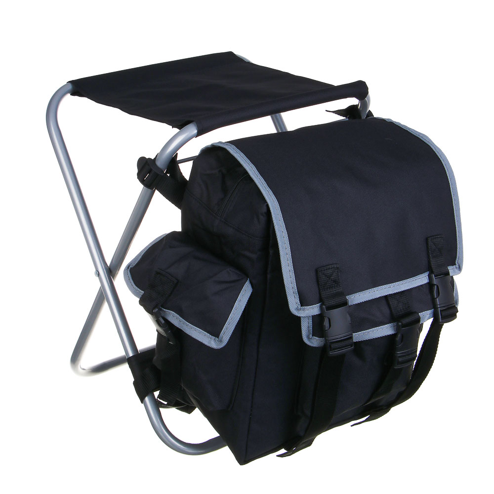 РУССО ТУРИСТО Стул с рюкзаком, до 80кг, 35х30х41см, сталь d16мм, арт.№ 121-104