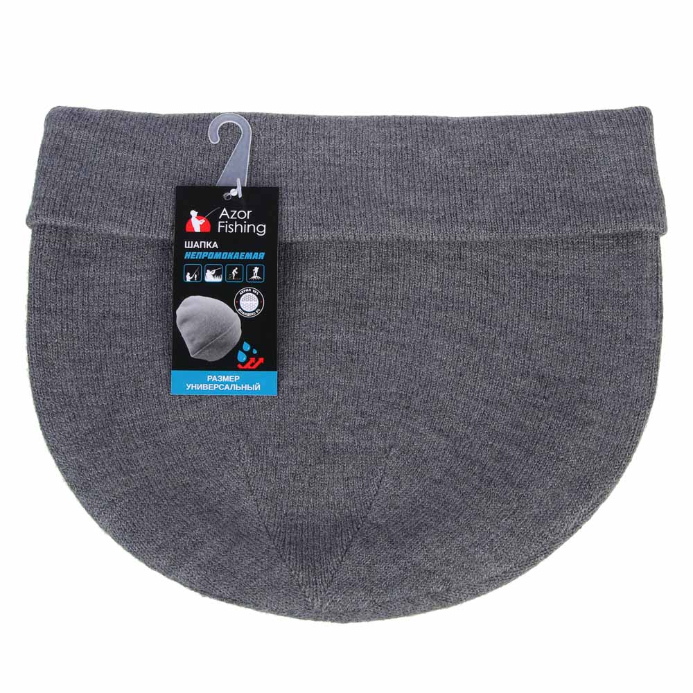 AZOR FISHING Шапка непромокаемая мужская Акрил/Спандекс размер универсальный, арт.№ 127-072