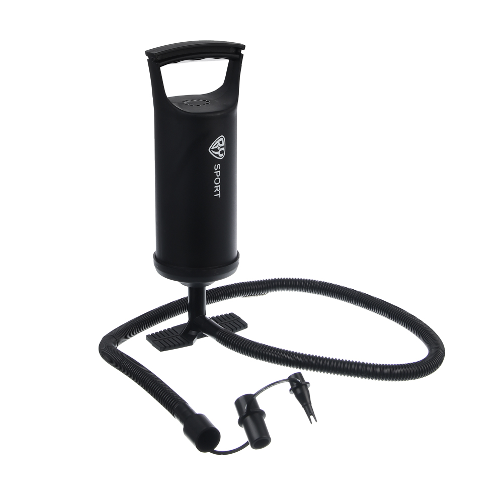 Насос ручной, тм BY SPORT, объем 0,85л, 30см, 3 насадки в комплекте, РР, арт.№ 069-003