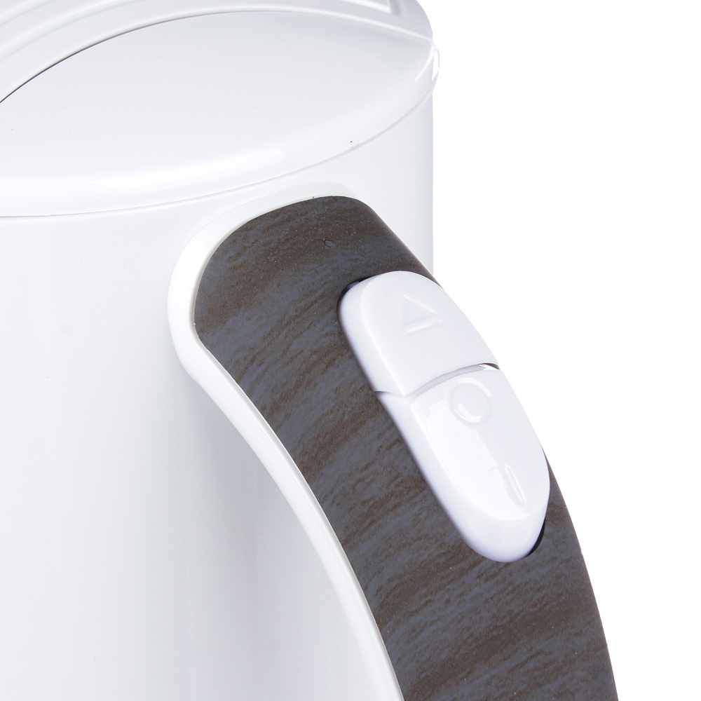 LEBEN Чайник электрический 1,7л, 1850Вт пластик, автоотключение, шкала воды в виде цветка, арт.№ 291-077