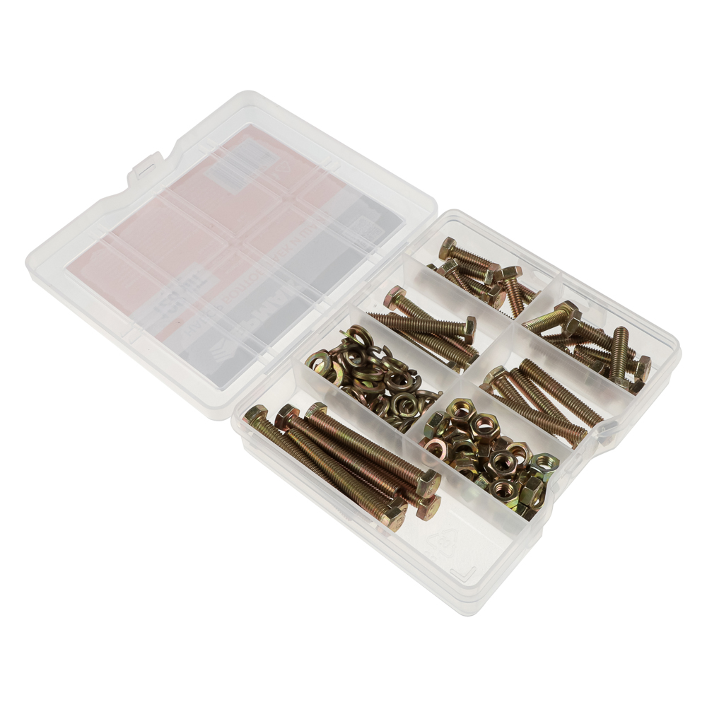 ЕРМАК Набор болтов, гаек и шайб из 128шт, арт.№ 624-147