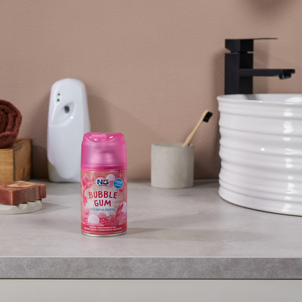NEW GALAXY Освежитель воздуха Автоматик Fresh 250мл, бабл гам, арт.№ 778-146