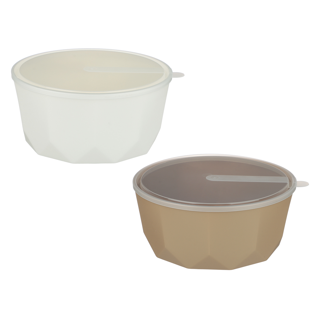 Салатник STOCKHOLM с крышкой 3,1л, пластик, 2 цвета, арт.№ 861-537