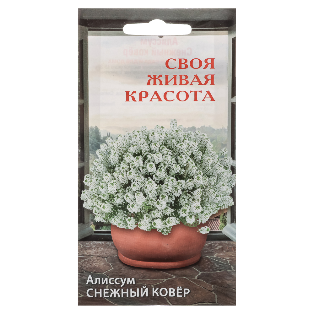 Семена Алиссум Снежный ковер до 15см 0,1гр, арт.№ 179-383