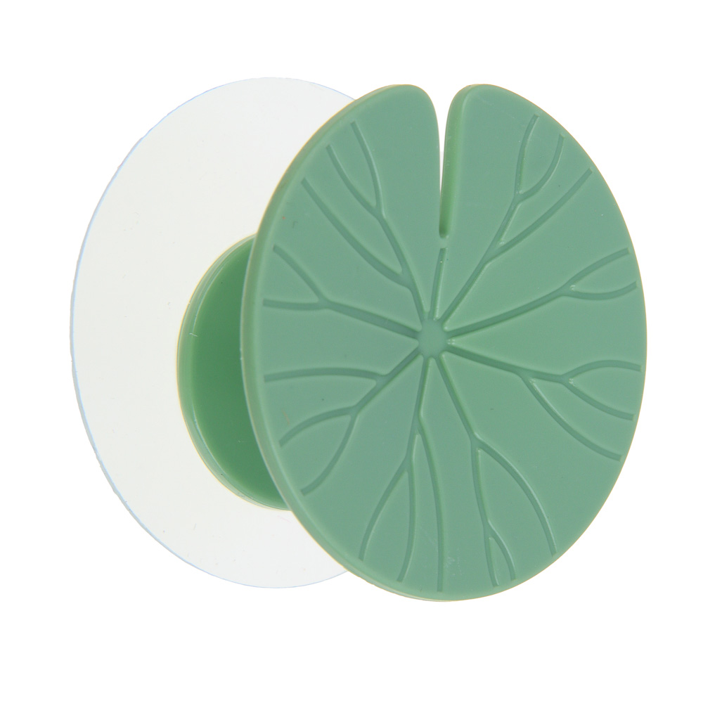 VETTA Крючки самоклеящиеся, в виде Листьев Лотоса, 2шт, арт.№ 440-011