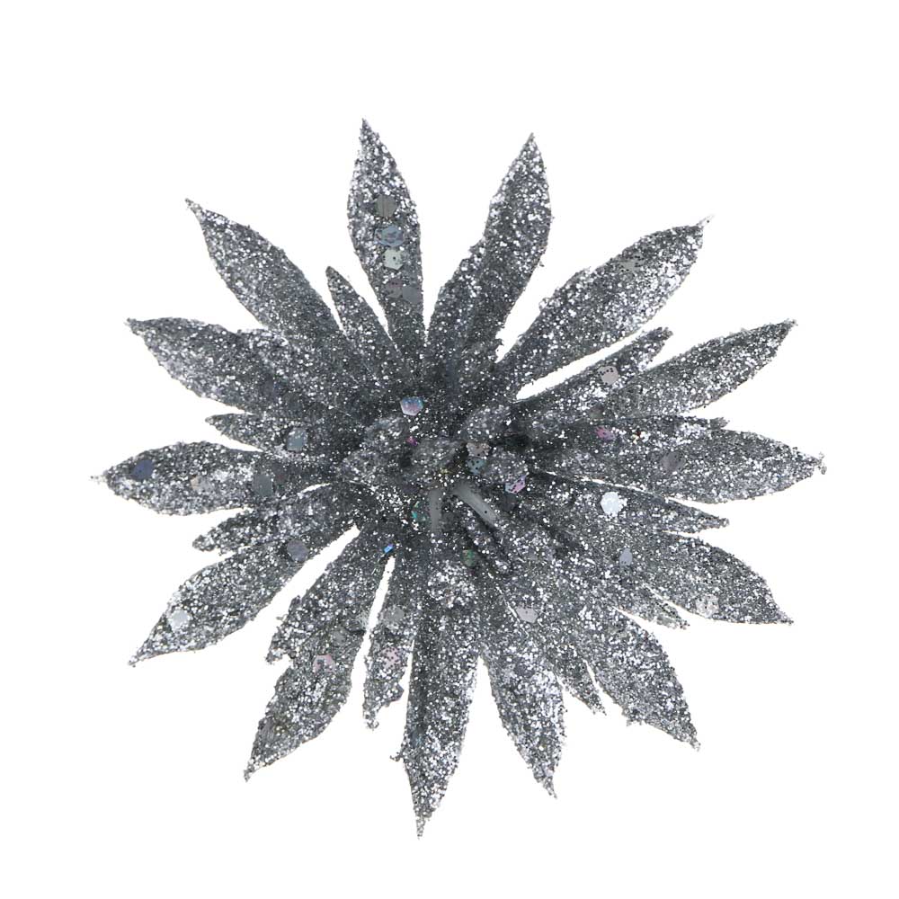 СНОУ БУМ Цветы на проволоке 8x8 см 3 шт, арт.№ 397-409