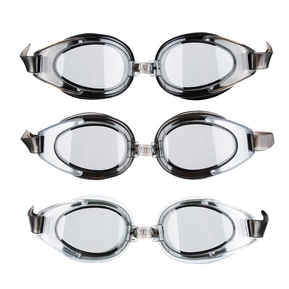 INTEX Очки для плавания Water Sport, 3 цвета, от 14 лет, 55685, арт.№ 359-175