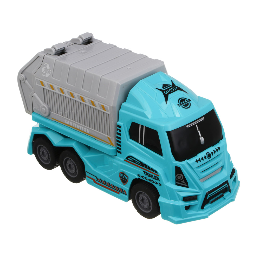 ИГРОЛЕНД Машина инерционная "Спецтехника", подвижные детали, PP, 20х8х10,5 см, 5 дизайнов, арт.№ 292-491