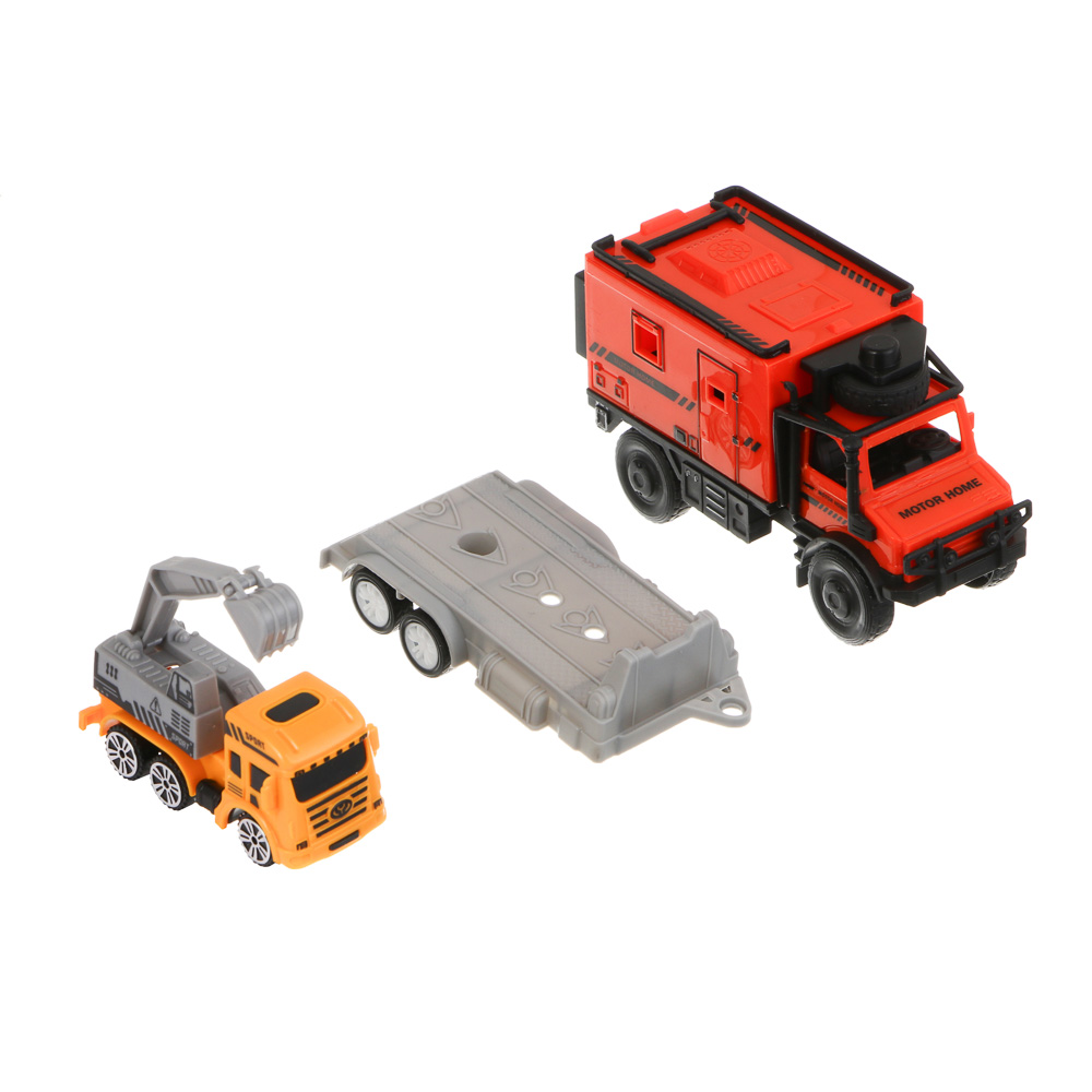 ИГРОЛЕНД Машина-перевозчик "Специальные службы", инерция, PP, 24,7х7х9 см, 4 дизайна, арт.№ 292-494