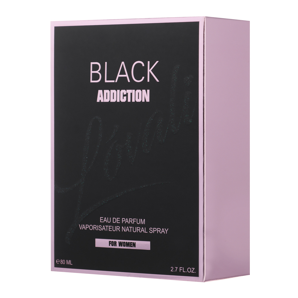 ЮниLook Туалетная вода женская Black addiction, 80 мл, арт.№ 313-349