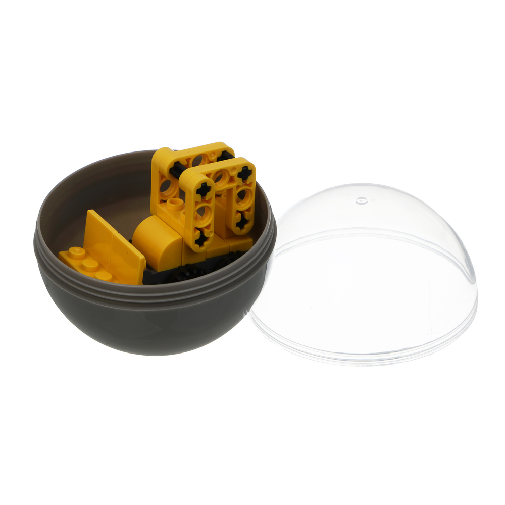 ИГРОЛЕНД Конструктор "Строительная техника" в шаре, 6,5х6,3 см, ABS, 12 видов, арт.№ 265-671