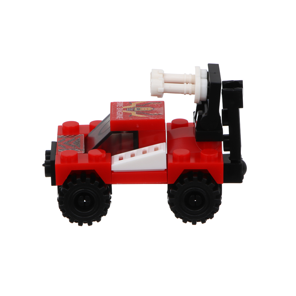 ИГРОЛЕНД Конструктор "Городские машинки" 8 в 1, 8х3,5х11 см, ABS, арт.№ 265-674