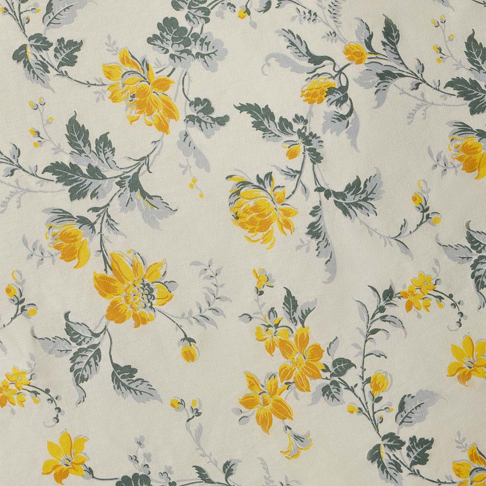 PROVANCE Комплект постельного белья евро (3 предмета), бязь, 100% хлопок, белый / цветы, арт.№ 421-299