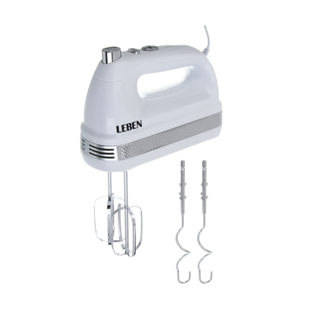 LEBEN Миксер электрический 800 Вт, 5 скоростей + режим "TURBO", арт.№ 269-066