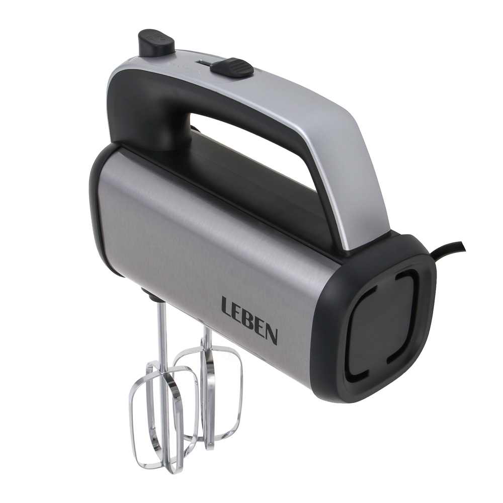 LEBEN Миксер электрический 1000 Вт, 5 скоростей, корпус металл, арт.№ 269-067