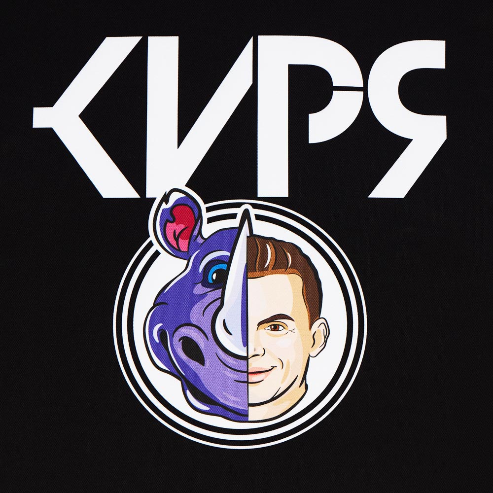 Футболка спортивная для взрослых «КИРЯ», размер XS, 100% полиэстер, носорог, арт.№ 006-071