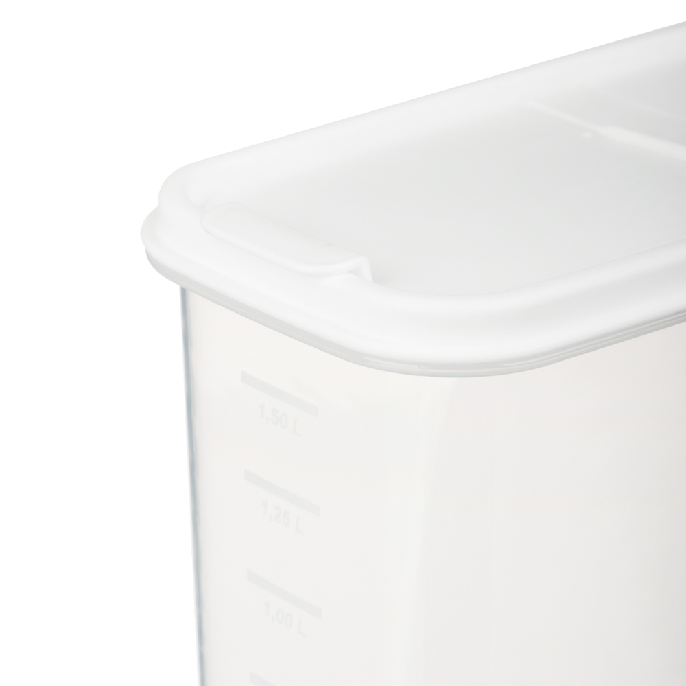 Банка для сыпучих продуктов МАШ прямоугольный 1,7л, пластик, арт.№ 861-509