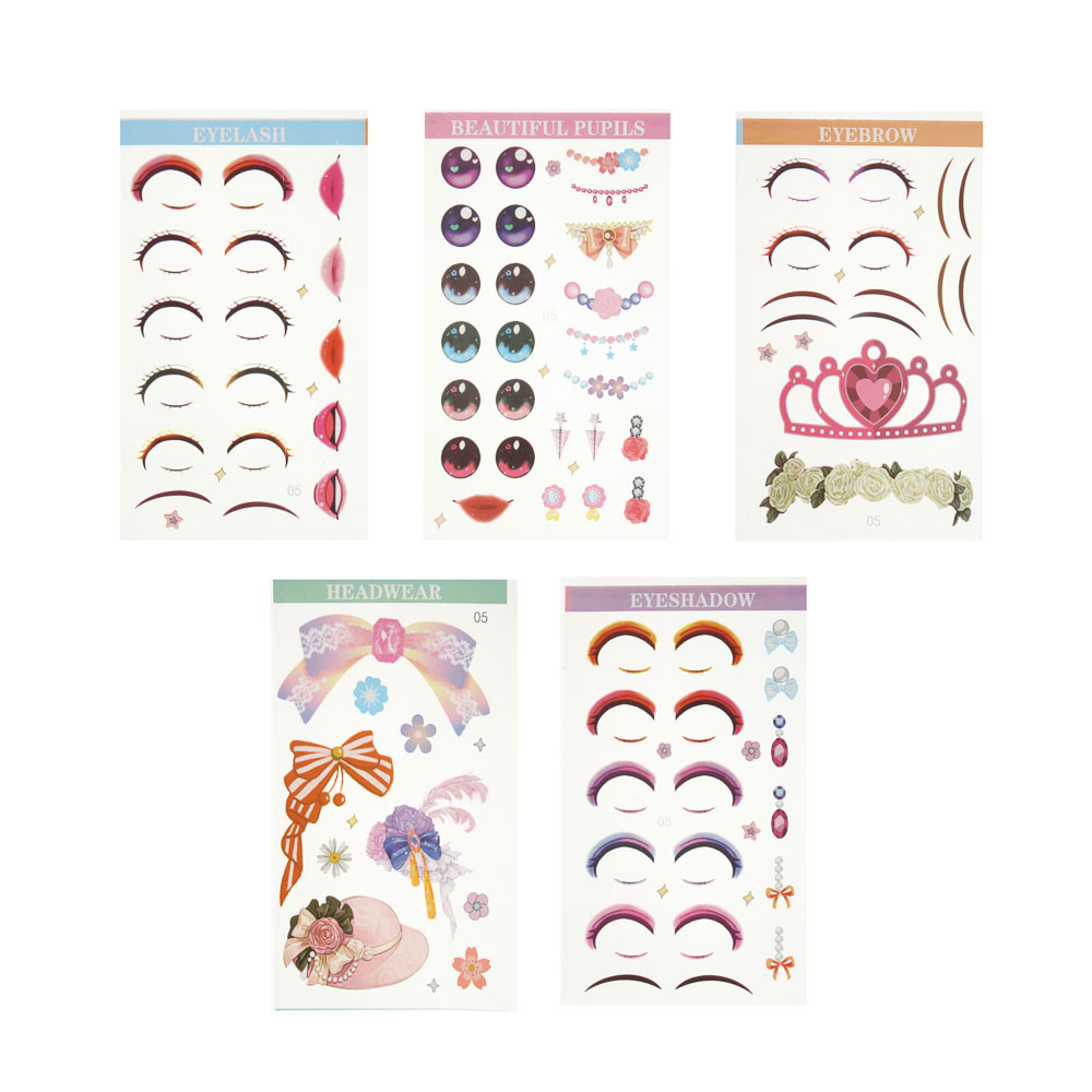 Набор для творчества с раскраской и наклейками, 18х28см, бумага, PVC, краски, 6 дизайнов, арт.№ 283-247