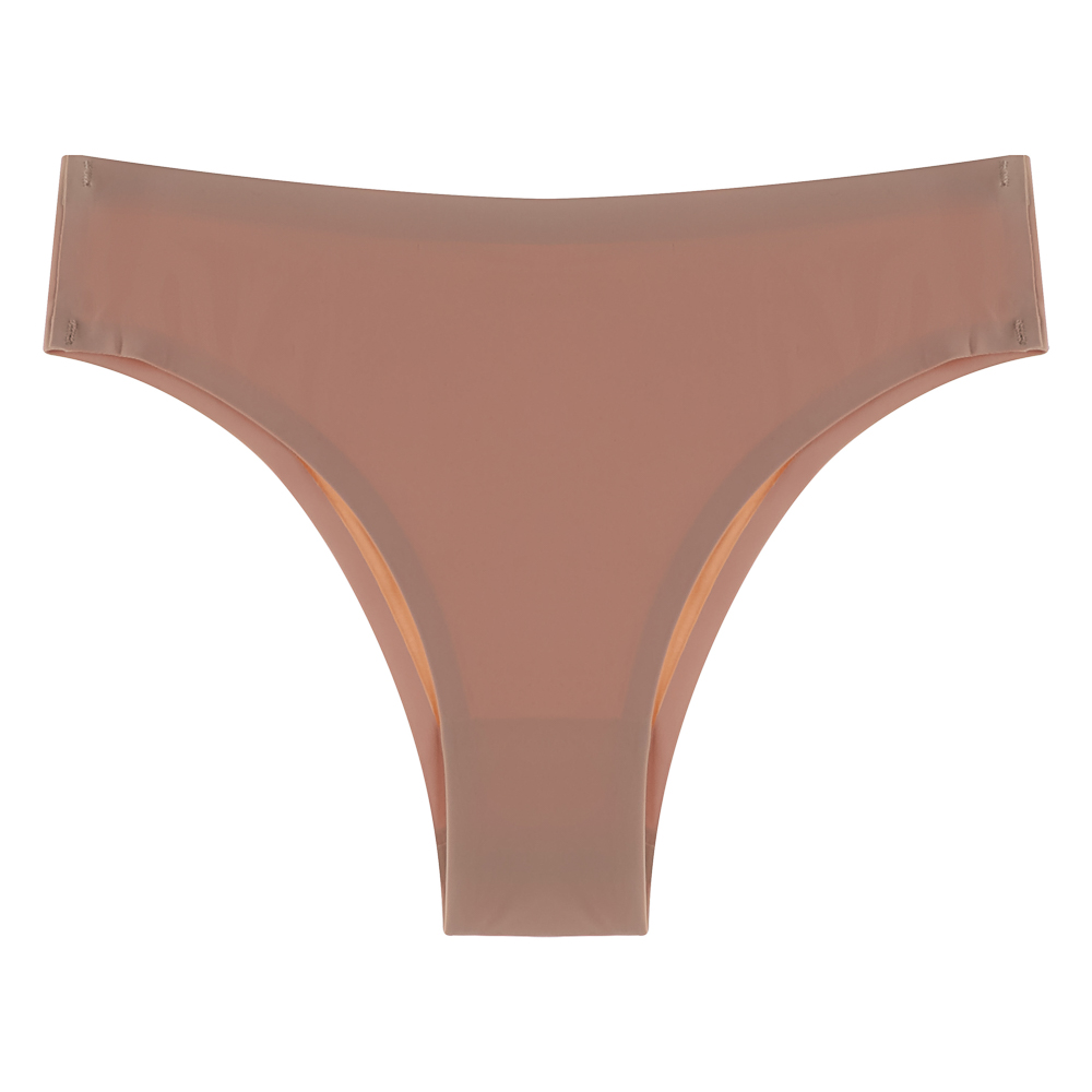 GALANTE Трусы-слипы женские бесшовные, р.46, 95%вискоза, 5%спандекс, бежевый, НБ25-10, арт.№ 331-350