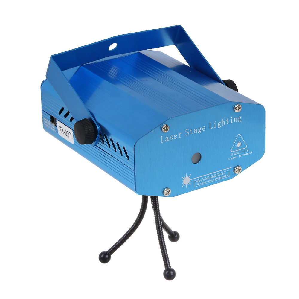 СНОУ БУМ Проектор лазерный "Созвездия", 11х9х5см, 2 насадки, RG, дальность 5-10м, 5В, 220В, арт.№ 351-708