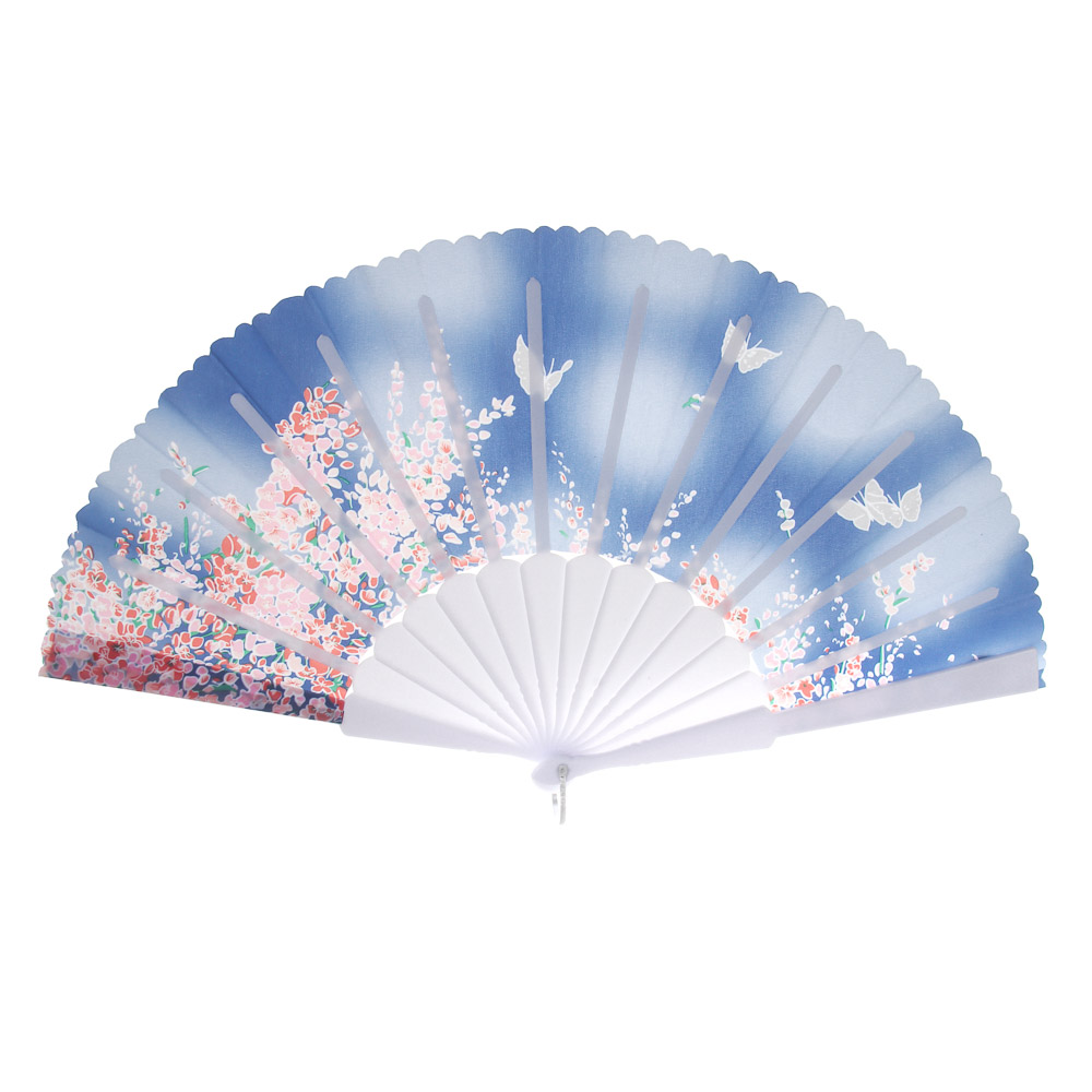 Веер складной тм GALANTE тканевый с рисунком, 23 см, полиэстер, пластик, 6 дизайнов, арт.№ 328-321