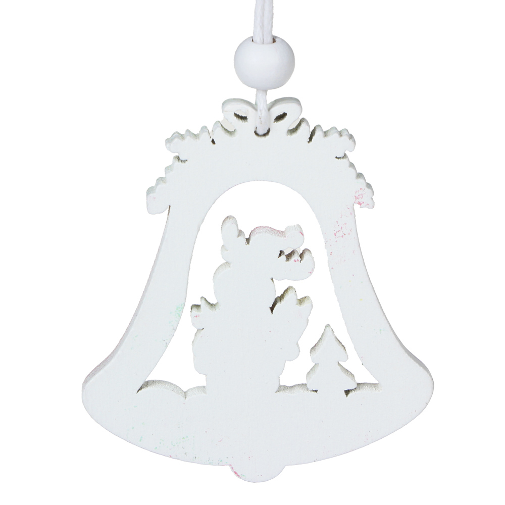 СНОУ БУМ Подвеска с новогодними персонажами, 5-6см, дерево, 12 дизайнов, арт.№ 396-648